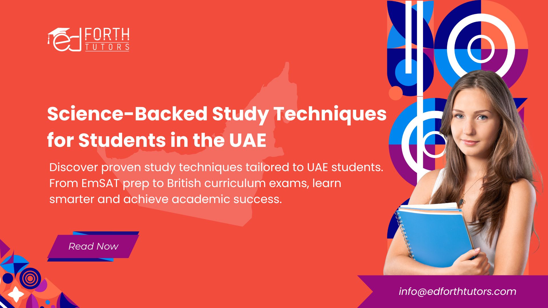 Student studying with techniques illustration